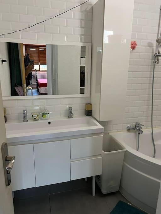 Chambre Double Privee, Appartement Partage Annemasse Bagian luar foto